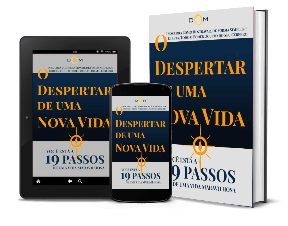 Mockup do E-book O Despertar de uma Nova Vida